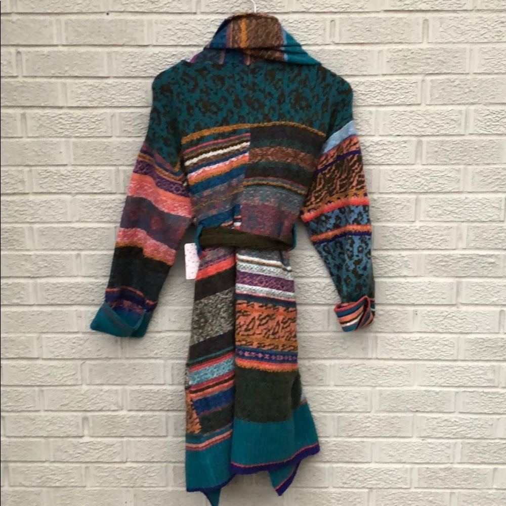 NEW Free People Fantasia Fairisle Sweater Cardi - Picture 7 of 8